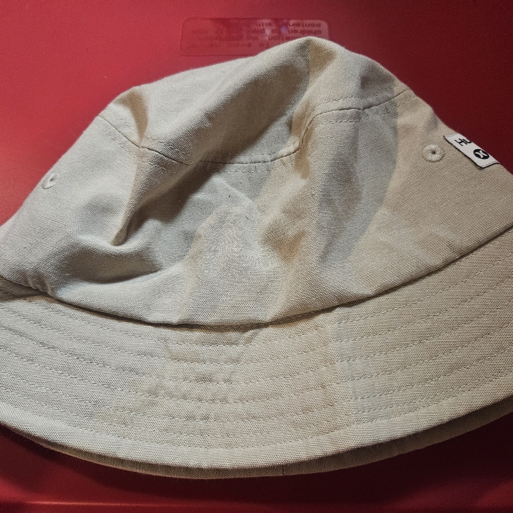 Hurley Men’s Chambray Bucket Hat: CREAM: NEW WITH TAGS: ONE SIZE